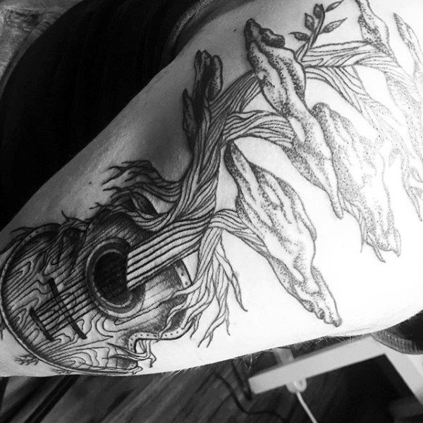 tatuaje musica para hombre 09