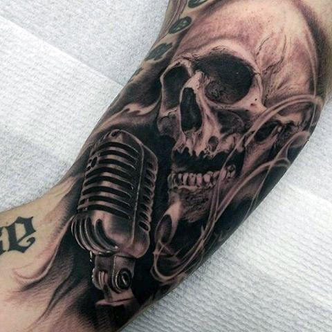 tatuaje musica para hombre 11