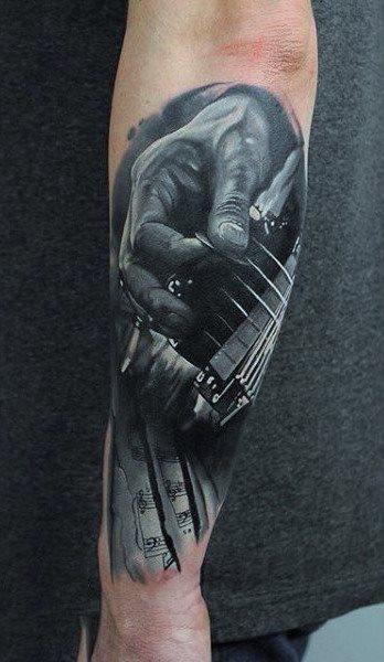 tatuaje musica para hombre 18