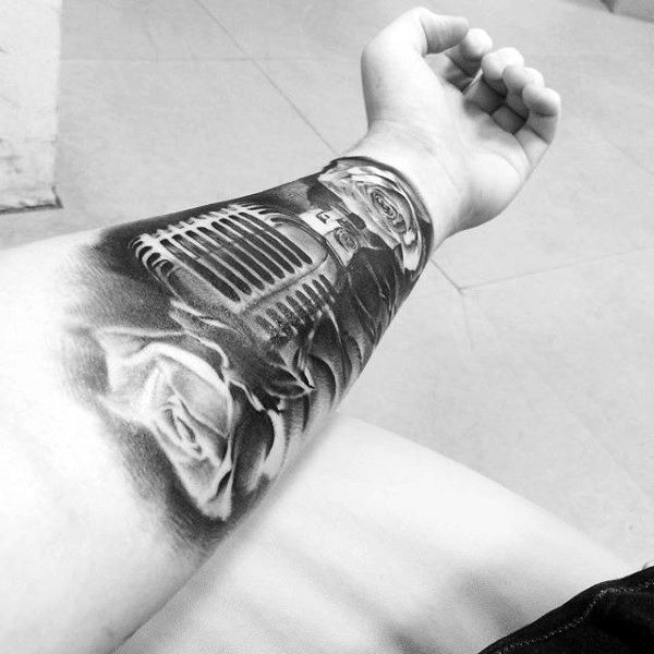 tatuaje musica para hombre 25