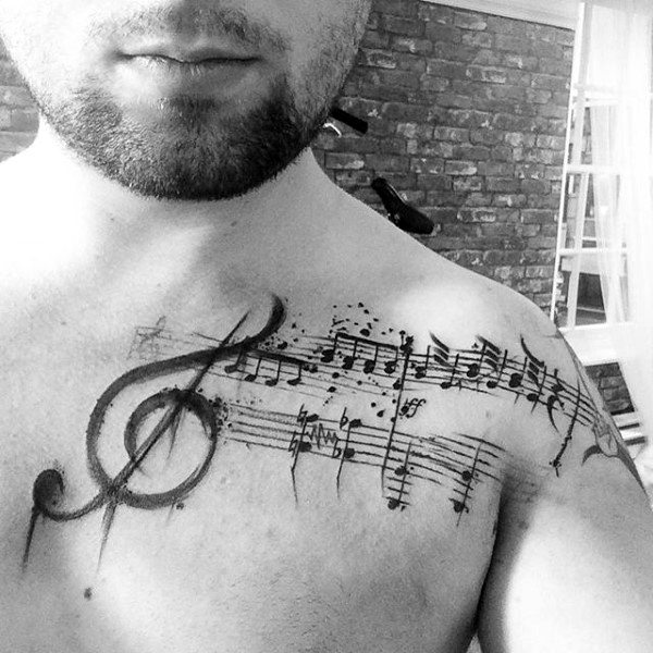 tatuaje musica para hombre 26