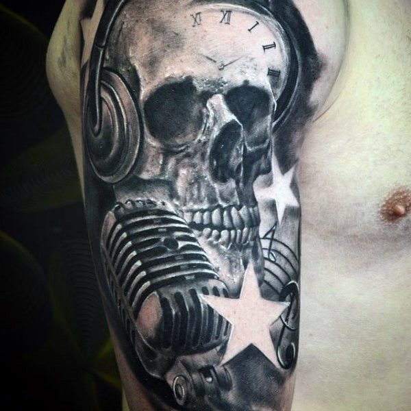 tatuaje musica para hombre 38