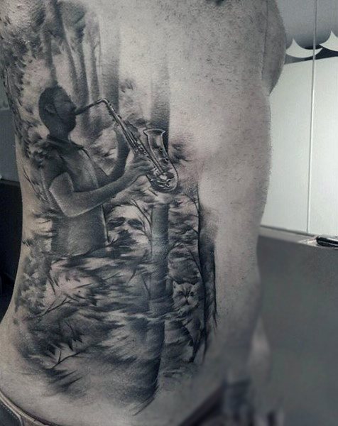tatuaje musica para hombre 39