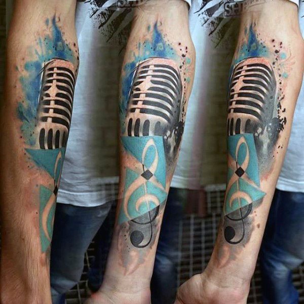 tatuaje musica para hombre 52