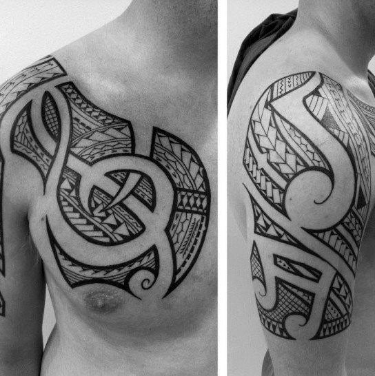 tatuaje musica para hombre 53