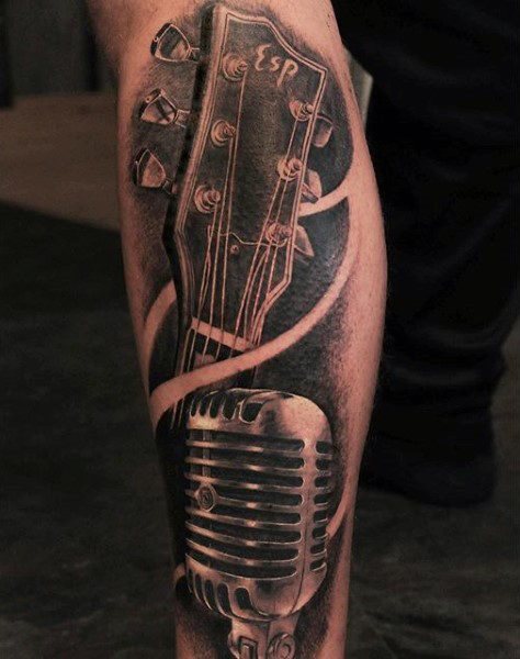 tatuaje musica para hombre 56