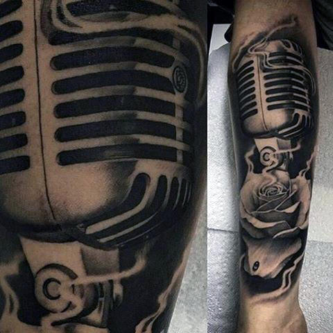 tatuaje musica para hombre 63