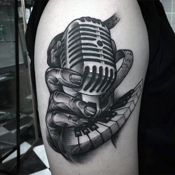 tatuaje musica para hombre 81