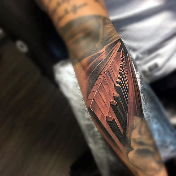 tatuaje musica para hombre 82