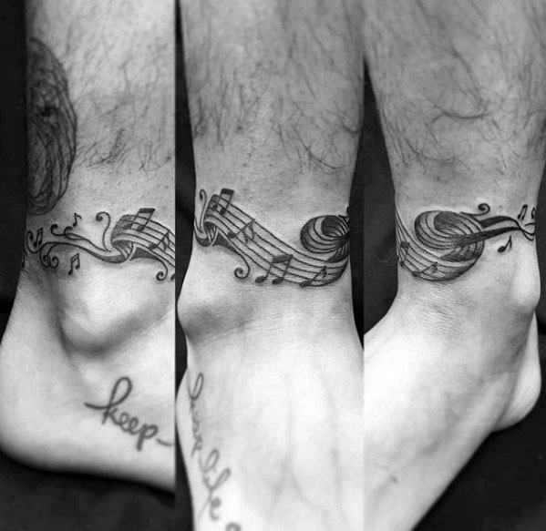 tatuaje musical para hombre 19