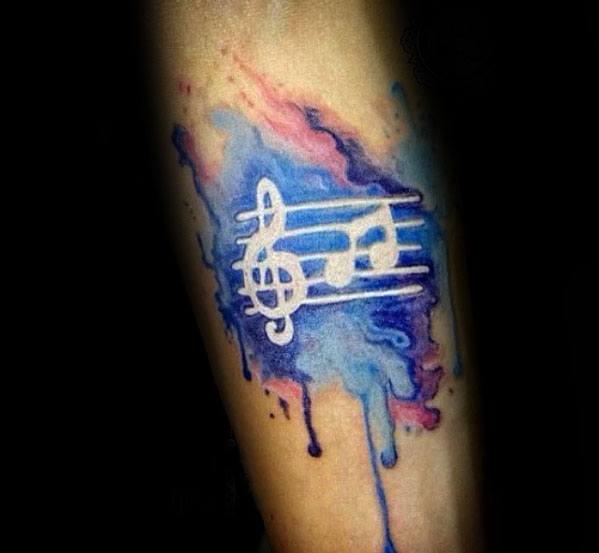 tatuaje musical para hombre 41