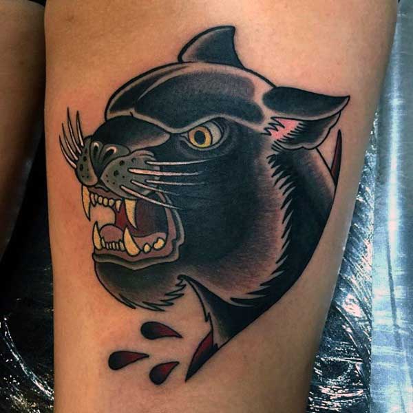 tatuaje pantera para hombre 04