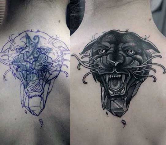 tatuaje pantera para hombre 13