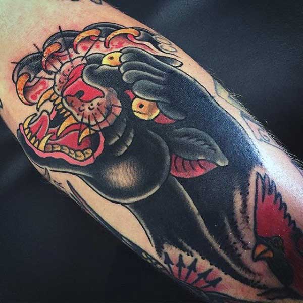 tatuaje pantera para hombre 17