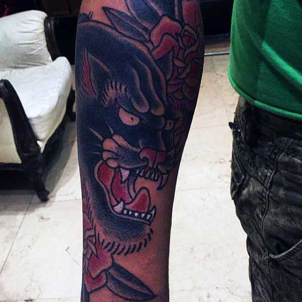 tatuaje pantera para hombre 18