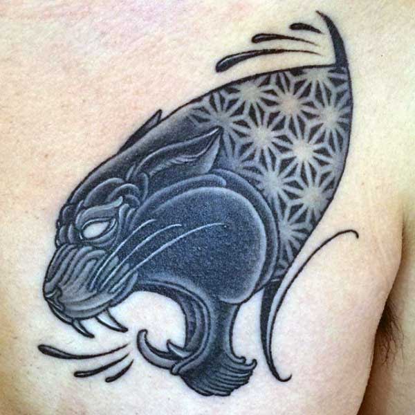 tatuaje pantera para hombre 23