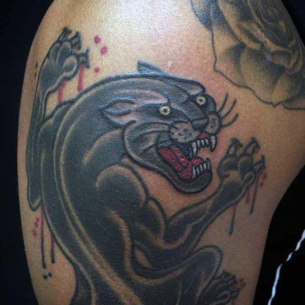 tatuaje pantera para hombre 30