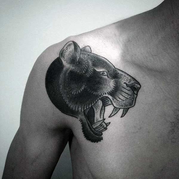 tatuaje pantera para hombre 33