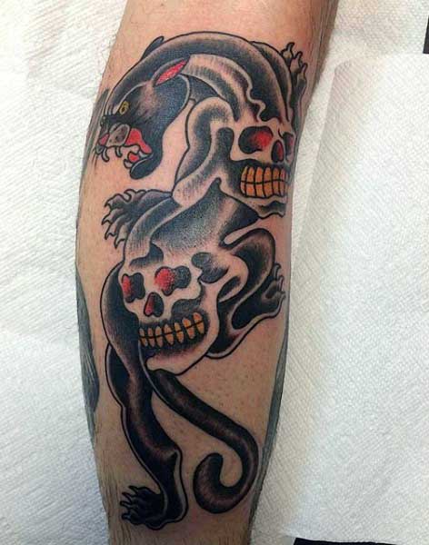 tatuaje pantera para hombre 58