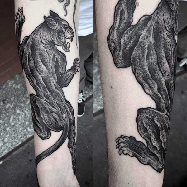 tatuaje pantera para hombre 59
