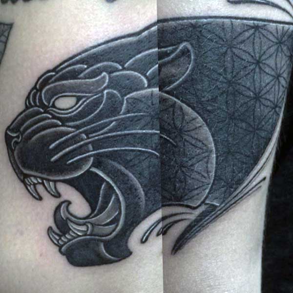 tatuaje pantera para hombre 60