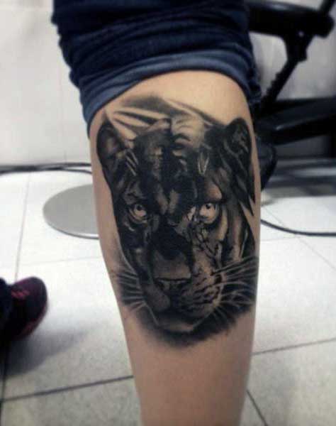 tatuaje pantera para hombre 63