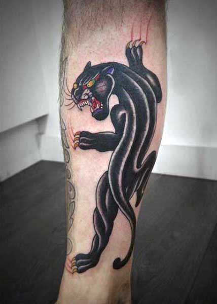 tatuaje pantera para hombre 65