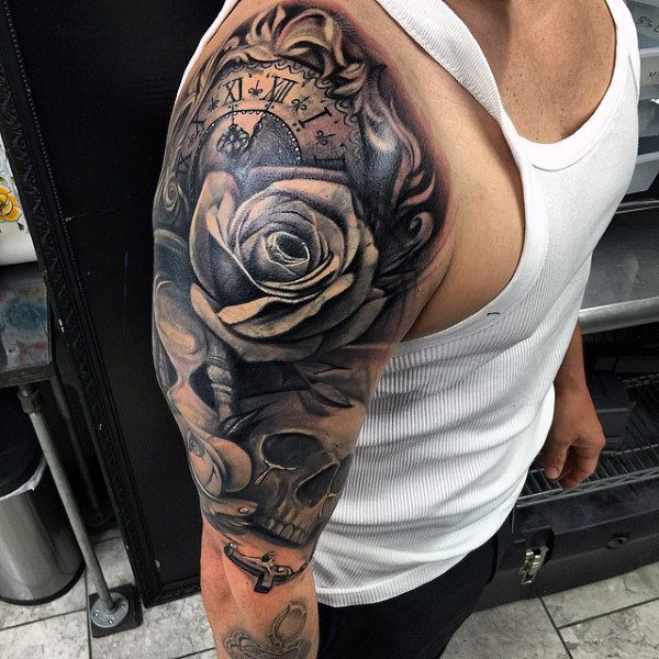 tatuaje rosario para hombre 03