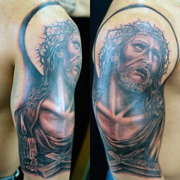 tatuaje rosario para hombre 39