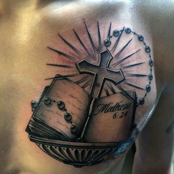 tatuaje rosario para hombre 46