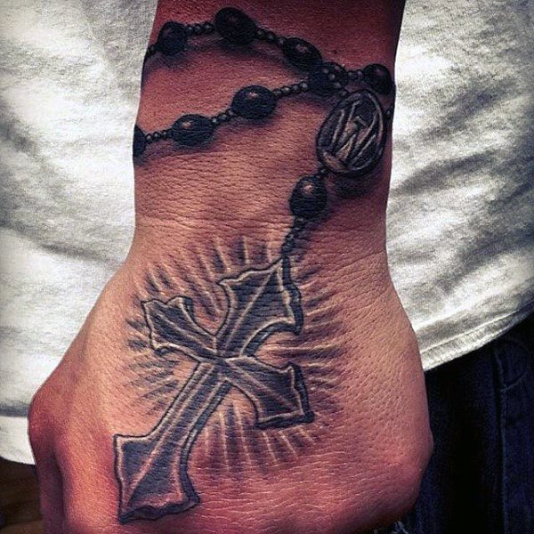 tatuaje rosario para hombre 53