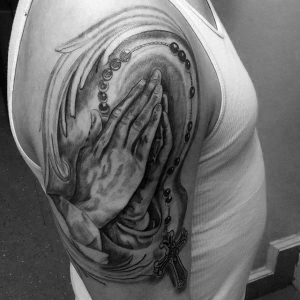tatuaje rosario para hombre 94