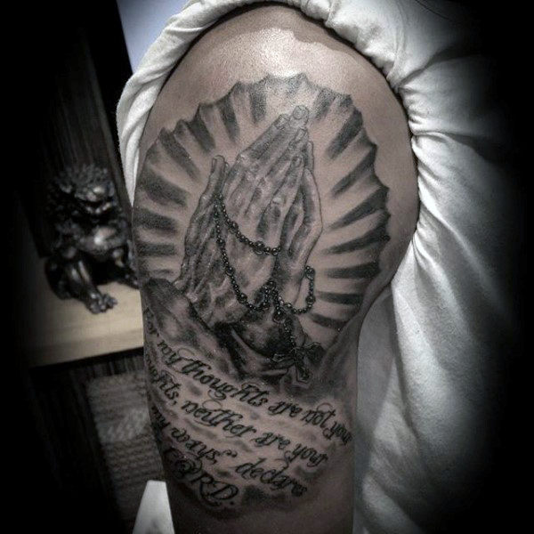 tatuaje rosario para hombre 95