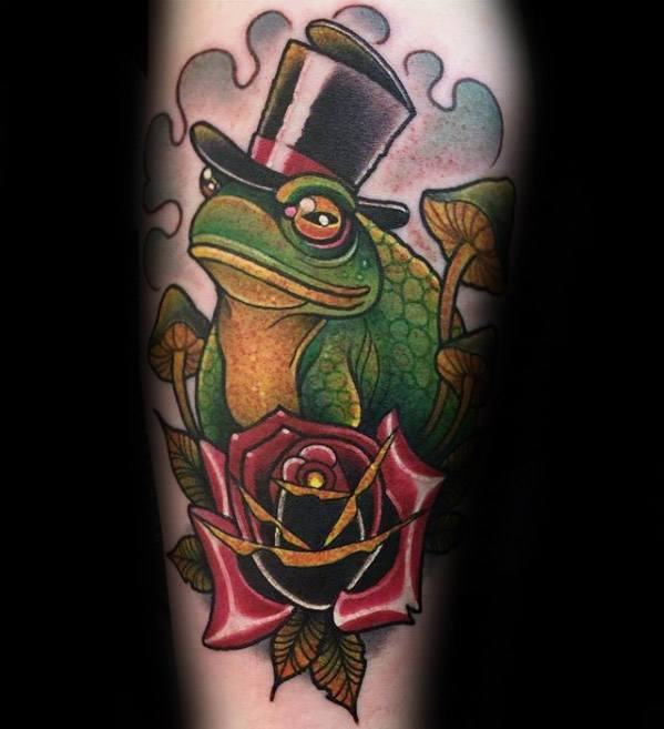 tatuaje sapo para hombre 01