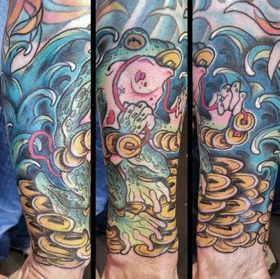 tatuaje sapo para hombre 25