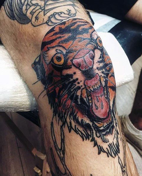 tatuaje tigre para hombre 11