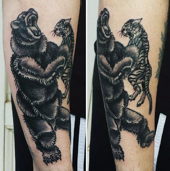 tatuaje tigre para hombre 20
