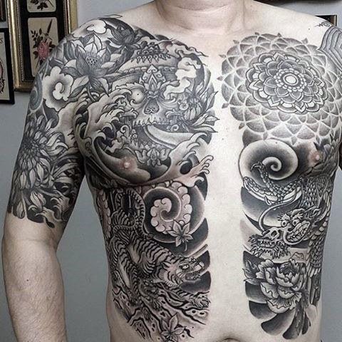tatuaje tigre para hombre 31