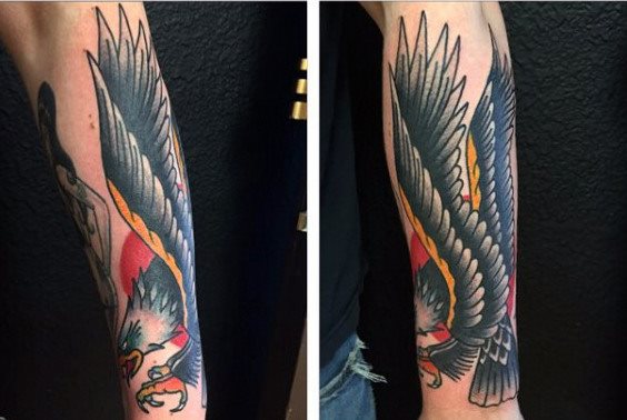 tatuaje aguila para hombre 12