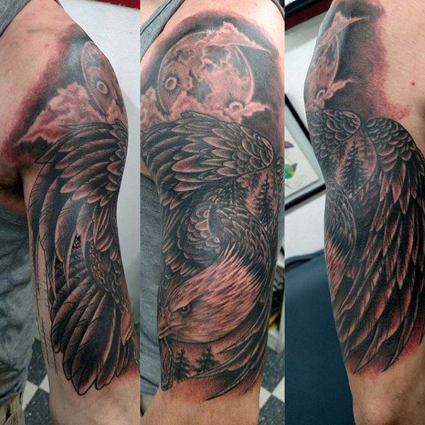 tatuaje aguila para hombre 14