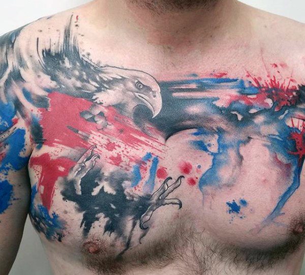 tatuaje aguila para hombre 54