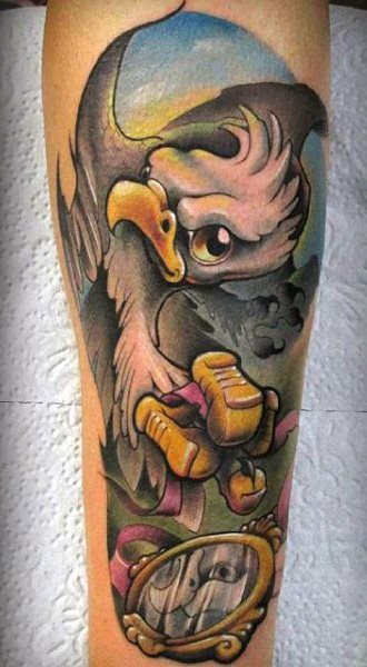 tatuaje aguila para hombre 57