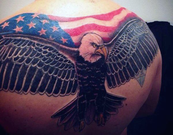 tatuaje aguila para hombre 59