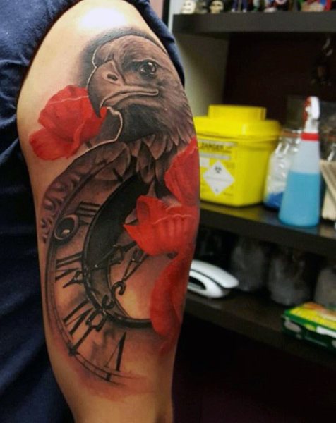 tatuaje aguila para hombre 67