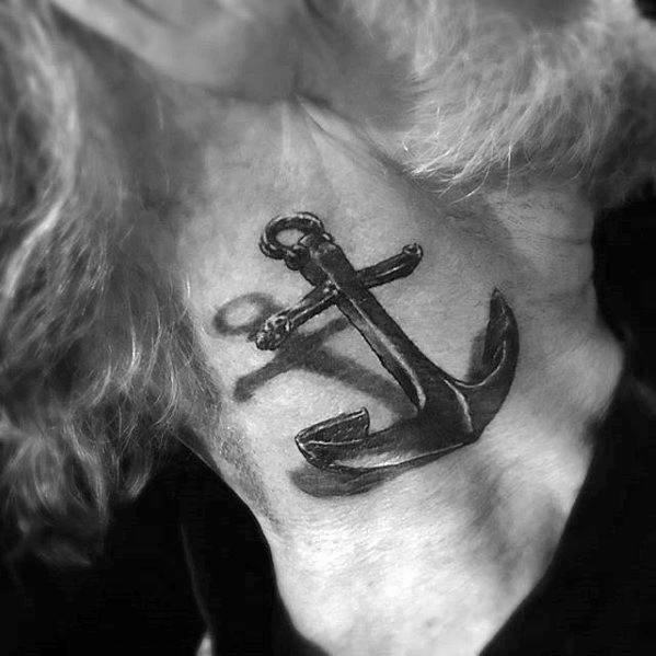 tatuaje ancla realista para hombre 02