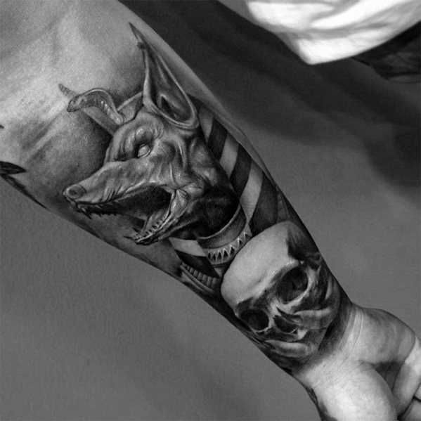 tatuaje calavera realista para hombre 03