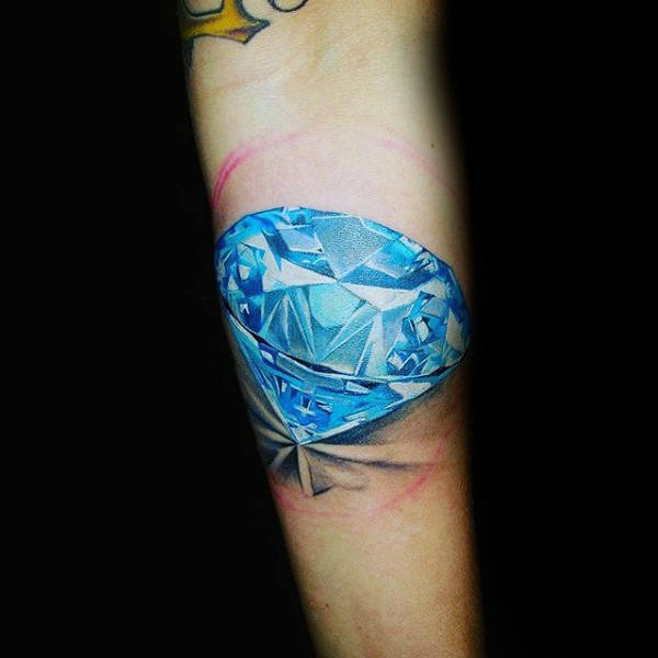 tatuaje diamante para hombre 01