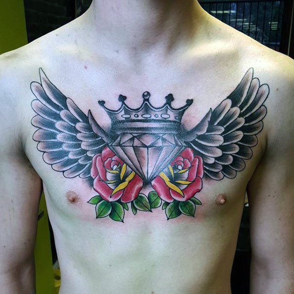tatuaje diamante para hombre 12