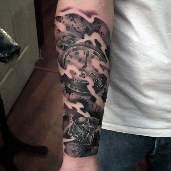 tatuaje diamante para hombre 15