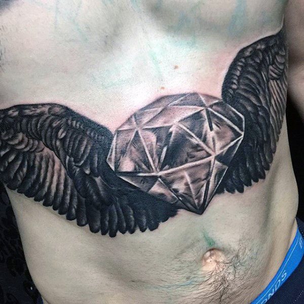 tatuaje diamante para hombre 18